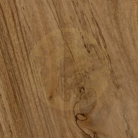 Mesa auxiliar natural de madera de mindi para salón 50x50x64cm - Ixia - 613026IX - foto-secundaria-1