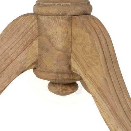 Mesa auxiliar para salón en madera de mindi acabado natural 70x70x77cm - Ixia - 613027IX - foto-secundaria-5