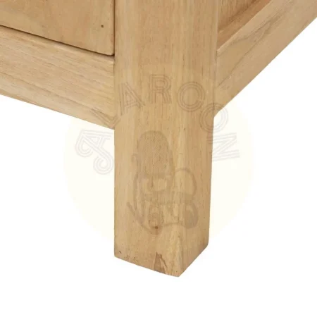 Aparador natural de madera mindi con cajones y puertas 140x40x82cm - Ixia - 613030IX - foto-secundaria-8