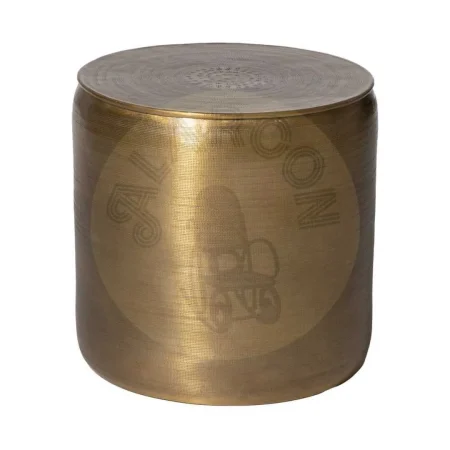 Set de 3 mesas auxiliares de metal color oro viejo 55.90x55.90x52cm - Ixia - 613043IX - foto-secundaria-1