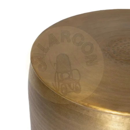 Set de 3 mesas auxiliares de metal color oro viejo 55.90x55.90x52cm - Ixia - 613043IX - foto-secundaria-3