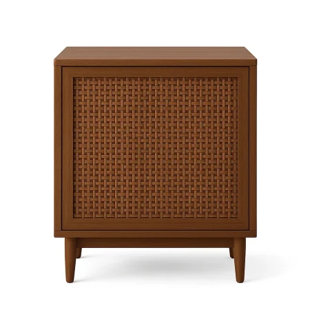 Estantería natural de bambú para decoración 48x45x100cm - Ixia - 613183IX - foto-blanco