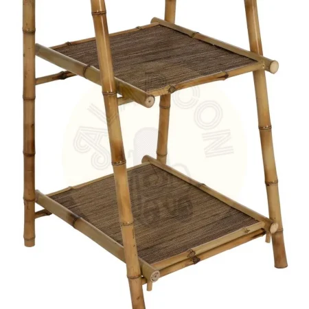 Estantería decorativa de bambú natural 48x50x152cm - Ixia - 613184IX - foto-secundaria-3