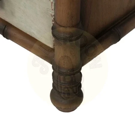 Cómoda de madera de mindi para dormitorio con cajones 95x45x85cm - Ixia - 613228IX - foto-secundaria-9