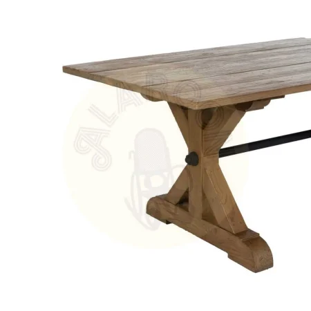 Mesa de comedor en madera de roble recuperada 240x98x76cm - Ixia - 613239IX - foto-secundaria-2