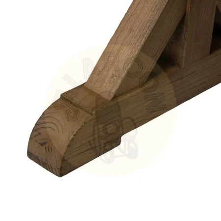 Mesa de comedor en roble recuperado con tablero 3.5cm 300x98x76cm - Ixia - 613240IX - foto-secundaria-7