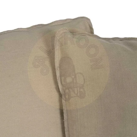 Sofá 3 plazas tapizado lino y algodón beige desenfundable con patas negras y cojines incluidos 216x94x93cm - Ixia - 613268IX - foto-secundaria-5