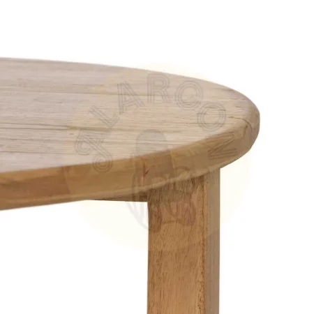 Mesa de centro en madera de mindi color natural 80x80x50cm - Ixia - 613282IX - foto-secundaria-3