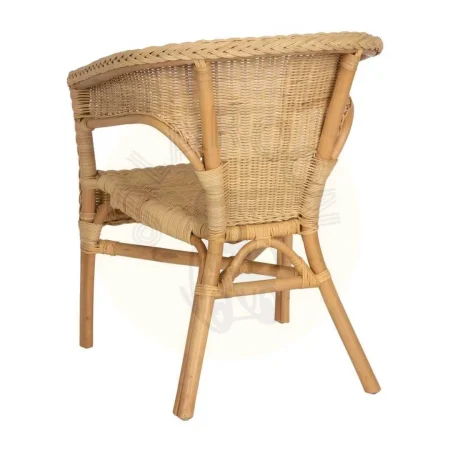 Silla natural de ratán apilable para salón 60x58x80cm - Ixia - 613346IX - foto-secundaria-2