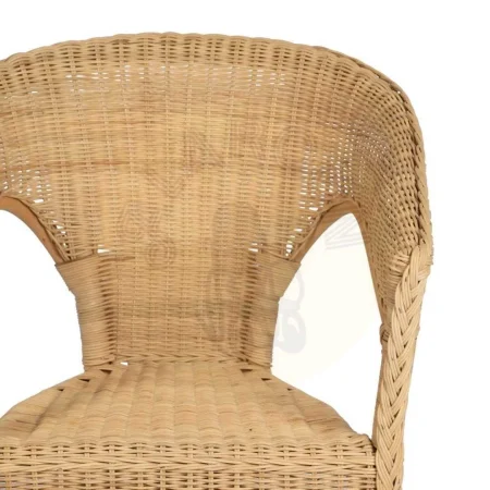Silla natural de ratán apilable para salón 60x58x80cm - Ixia - 613346IX - foto-secundaria-3