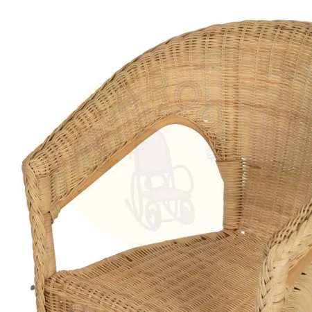 Silla natural de ratán apilable para salón 60x58x80cm - Ixia - 613346IX - foto-secundaria-4