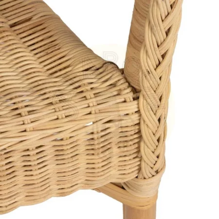 Silla natural de ratán apilable para salón 60x58x80cm - Ixia - 613346IX - foto-secundaria-7