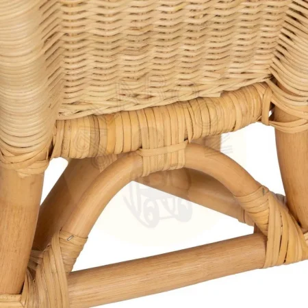 Silla natural de ratán apilable para salón 60x58x80cm - Ixia - 613346IX - foto-secundaria-8