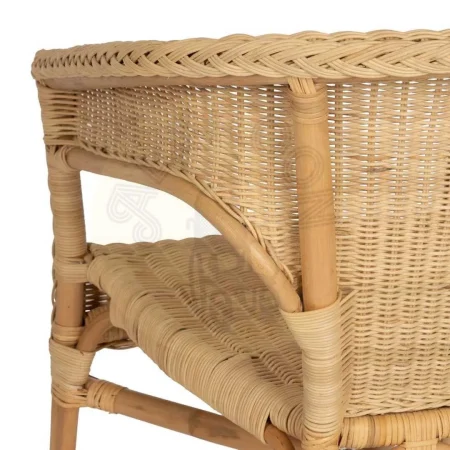 Silla natural de ratán apilable para salón 60x58x80cm - Ixia - 613346IX - foto-secundaria-9