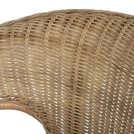 Silla de ratán miel para salón apilable 60x62x78cm - Ixia - 613347IX - foto-secundaria-5