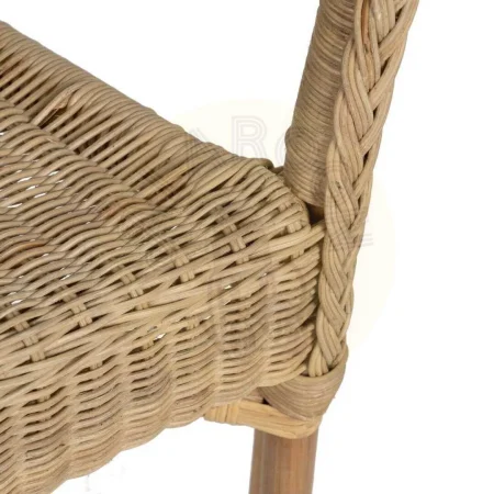 Silla de ratán miel para salón apilable 60x62x78cm - Ixia - 613347IX - foto-secundaria-7
