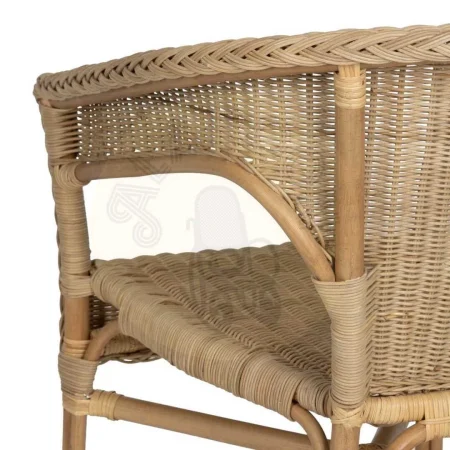 Silla de ratán miel para salón apilable 60x62x78cm - Ixia - 613347IX - foto-secundaria-9