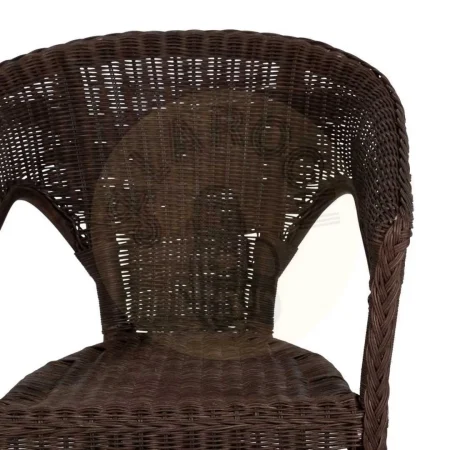 Silla apilable de ratán marrón 60x62x78cm - Ixia - 613348IX - foto-secundaria-3