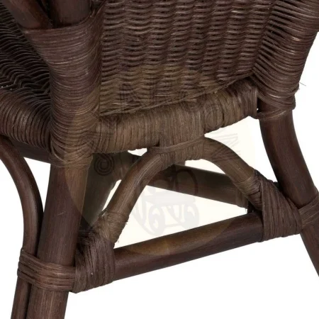 Silla apilable de ratán marrón 60x62x78cm - Ixia - 613348IX - foto-secundaria-8