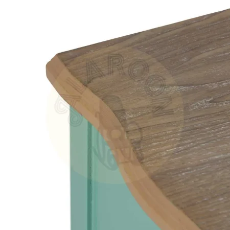 Mesita turquesa de madera con cajones 80x38x65.50cm - Ixia - 613460IX - foto-secundaria-2