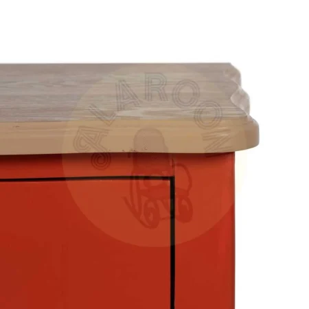 Mesita terracota en madera de abeto y DM con cajón y patas 25cm 80x38x65.50cm - Ixia - 613465IX - foto-secundaria-6