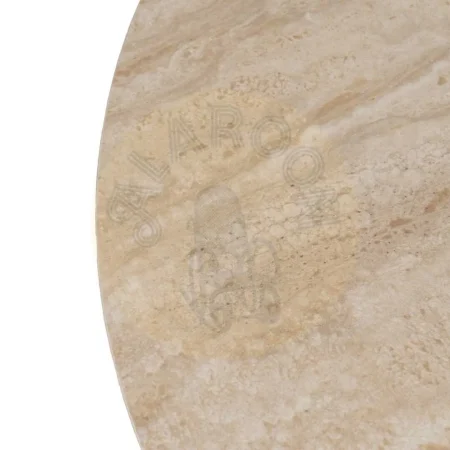 Mesa de centro beige con sobre de piedra sinterizada y patas en MDF 120x60x46cm - Ixia - 613516IX - foto-secundaria-1