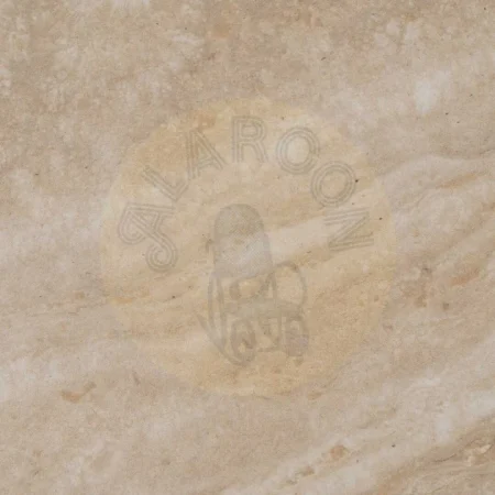 Mesa de centro beige piedra con sobre de piedra sinterizada y patas en MDF 90x90x45cm - Ixia - 613517IX - foto-secundaria-2