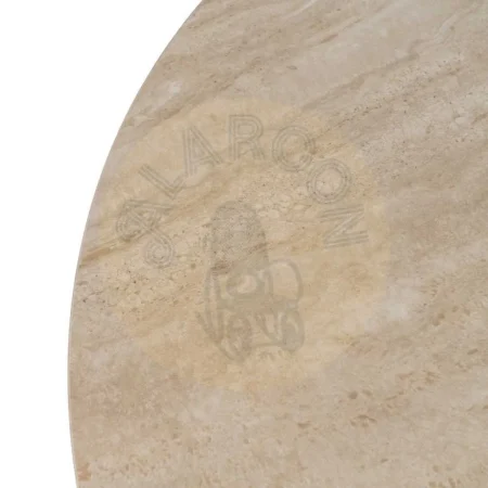 Mesa de comedor beige piedra con sobre de piedra sinterizada y patas en MDF y papel 180x90x76cm - Ixia - 613520IX - foto-secundaria-1