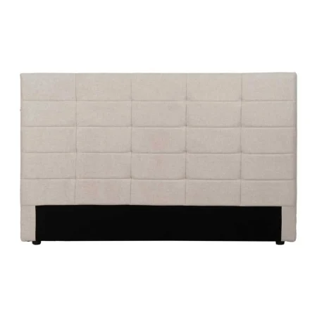 Cabecero beige tapizado en tejido con relleno de foam y estructura en madera contrachapada 160x8x100cm - Ixia - 613521IX - foto-blanco