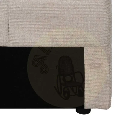 Cabecero beige tapizado en tejido con relleno de foam y estructura en madera contrachapada 160x8x100cm - Ixia - 613521IX - foto-secundaria-3
