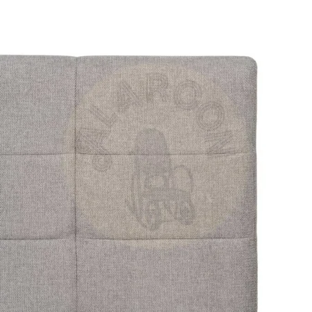 Cabecero tapizado en tejido gris con relleno de foam y estructura de madera contrachapada 160x8x100cm - Ixia - 613523IX - foto-secundaria-2