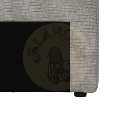 Cabecero tejido gris con relleno foam y estructura en madera contrachapada 190x8x100cm - Ixia - 613524IX - foto-secundaria-5
