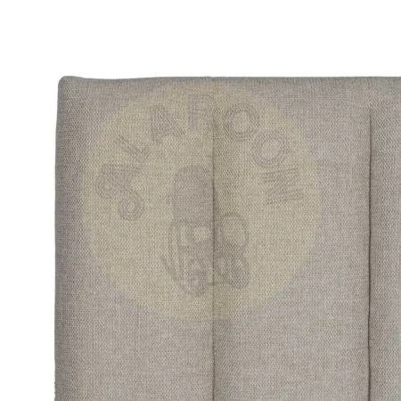 Cabecero tejido beige con relleno de espuma y estructura en madera contrachapada 190x8x100cm - Ixia - 613526IX - foto-secundaria-1