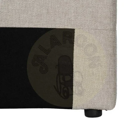 Cabecero tejido beige con relleno de espuma y estructura en madera contrachapada 190x8x100cm - Ixia - 613526IX - foto-secundaria-4