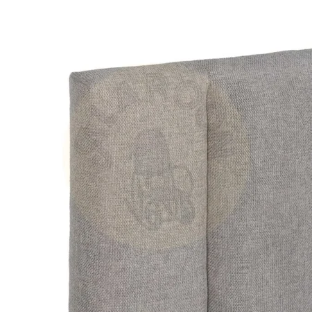 Cabecero tapizado gris en tejido 95% poliéster 5% nylon con relleno de espuma y estructura en madera contrachapada 160x8x100cm - Ixia - 613527IX - foto-secundaria-1