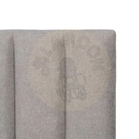 Cabecero tapizado gris en tejido 95% poliéster 5% nylon con relleno de espuma y estructura en madera contrachapada 160x8x100cm - Ixia - 613527IX - foto-secundaria-2
