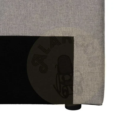 Cabecero tapizado gris en tejido 95% poliéster 5% nylon con relleno de espuma y estructura en madera contrachapada 160x8x100cm - Ixia - 613527IX - foto-secundaria-3