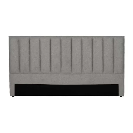 Cabecero tapizado en tejido gris para dormitorio 190x8x100cm - Ixia - 613528IX - foto-blanco