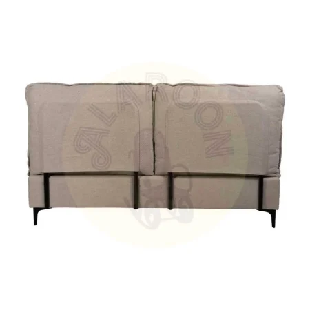 Cama tapizada beige en tejido poliéster y nylon con relleno de espuma y estructura en madera contrachapada 163x215x93cm - Ixia - 613529IX - foto-secundaria-2