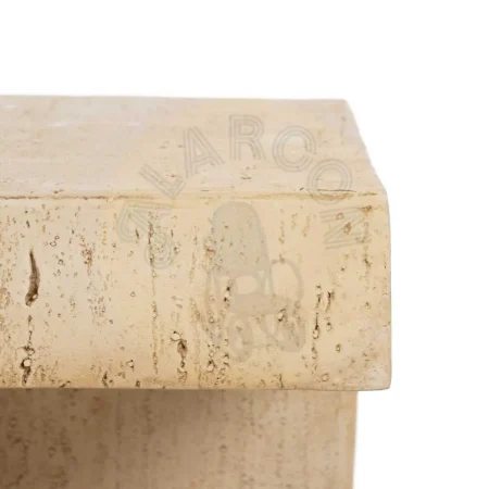 Mesa auxiliar beige de magnesio 38.50x38.50x46cm - Ixia - 613557IX - foto-secundaria-3