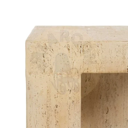 Mesa auxiliar beige de magnesio 38.50x38.50x46cm - Ixia - 613557IX - foto-secundaria-4