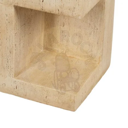 Mesa auxiliar beige de magnesio 38.50x38.50x46cm - Ixia - 613557IX - foto-secundaria-5