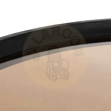 Mesa de centro negra en madera de abeto y hierro con tapa de cristal templado 100x100x40cm - Ixia - 613596IX - foto-secundaria-1