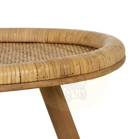 Mesa de centro de ratán natural para salón 90x60x41cm - Ixia - 613620IX - foto-secundaria-4
