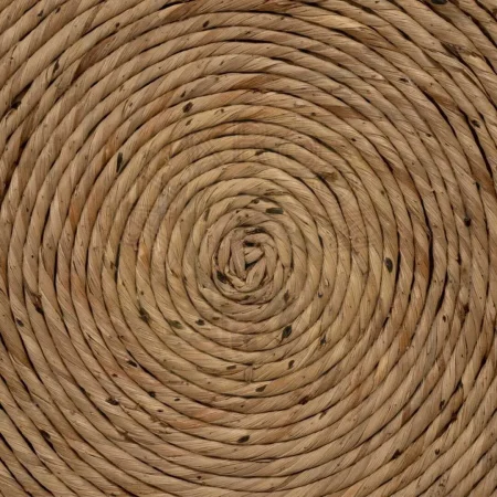 Mesa auxiliar para salón de cuerda y fibra natural estilo ratán 49x49x58cm - Ixia - 613622IX - foto-secundaria-3