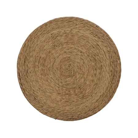 Mesa auxiliar para salón de cuerda y fibra natural estilo ratán 49x49x58cm - Ixia - 613622IX - foto-secundaria-5