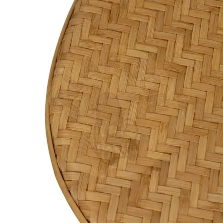 Mesa de centro de bambú natural para salón 81x51x47.50cm - Ixia - 613625IX - foto-secundaria-1