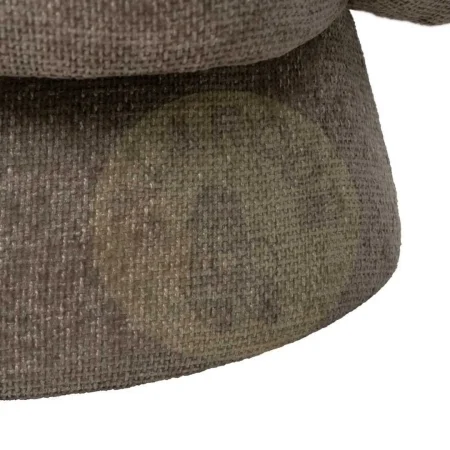 Sillón beige tapizado en tejido 100% poliéster para salón 78x79x77cm - Ixia - 613656IX - foto-secundaria-10
