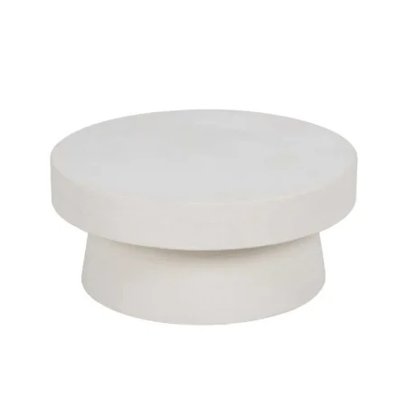 Mesa de centro blanca en DM 79x79x35cm - Ixia - 613664IX - foto-blanco