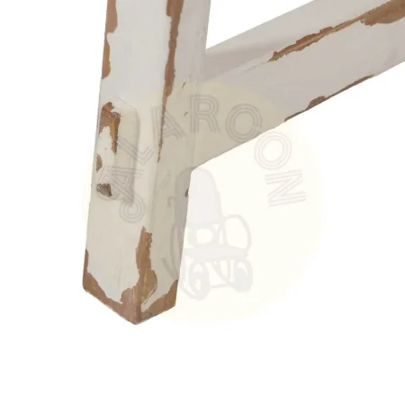 Mesa de centro en madera de abeto DM acabado natural y blanco 60x60x45cm - Ixia - 613669IX - foto-secundaria-6